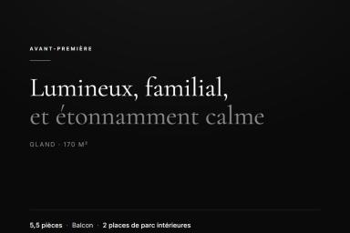 Avant-première : le calme en plein centre de Gland