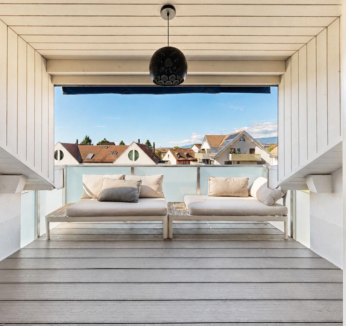 Séjour en double hauteur, 3 chambres de 17 à 18 m² et loft de 51 m²