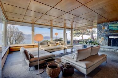 Villa d’architecte avec vue panoramique sur le lac Léman