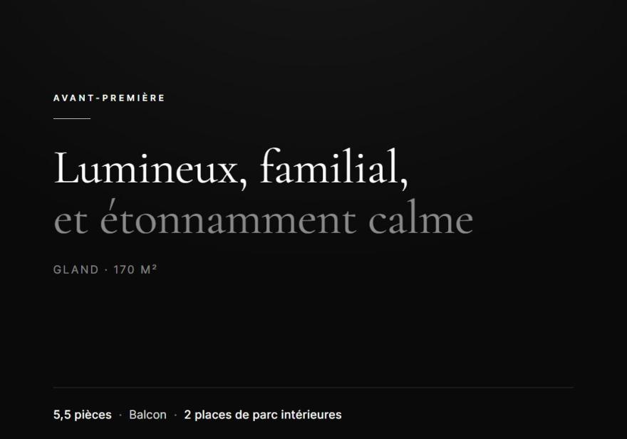 Avant-première : le calme en plein centre de Gland